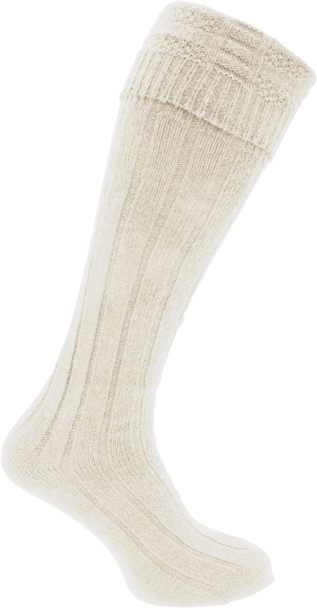 Mens Scottish Highland Wear Wool Kilt Hose Socks (1 Pair)