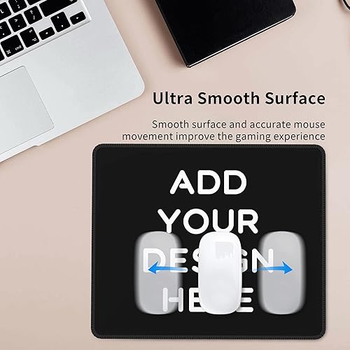 Miniatura 4 de OHORTEB Alfombrilla de mouse personalizada con foto, tapete de escritorio personalizado para computadora portátil, antideslizante, impermeable, para