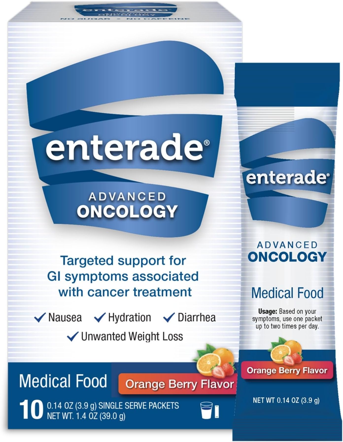 Advanced Oncology Powder Packets, Orange Berry, 10 Packets | 10 Single-Servings