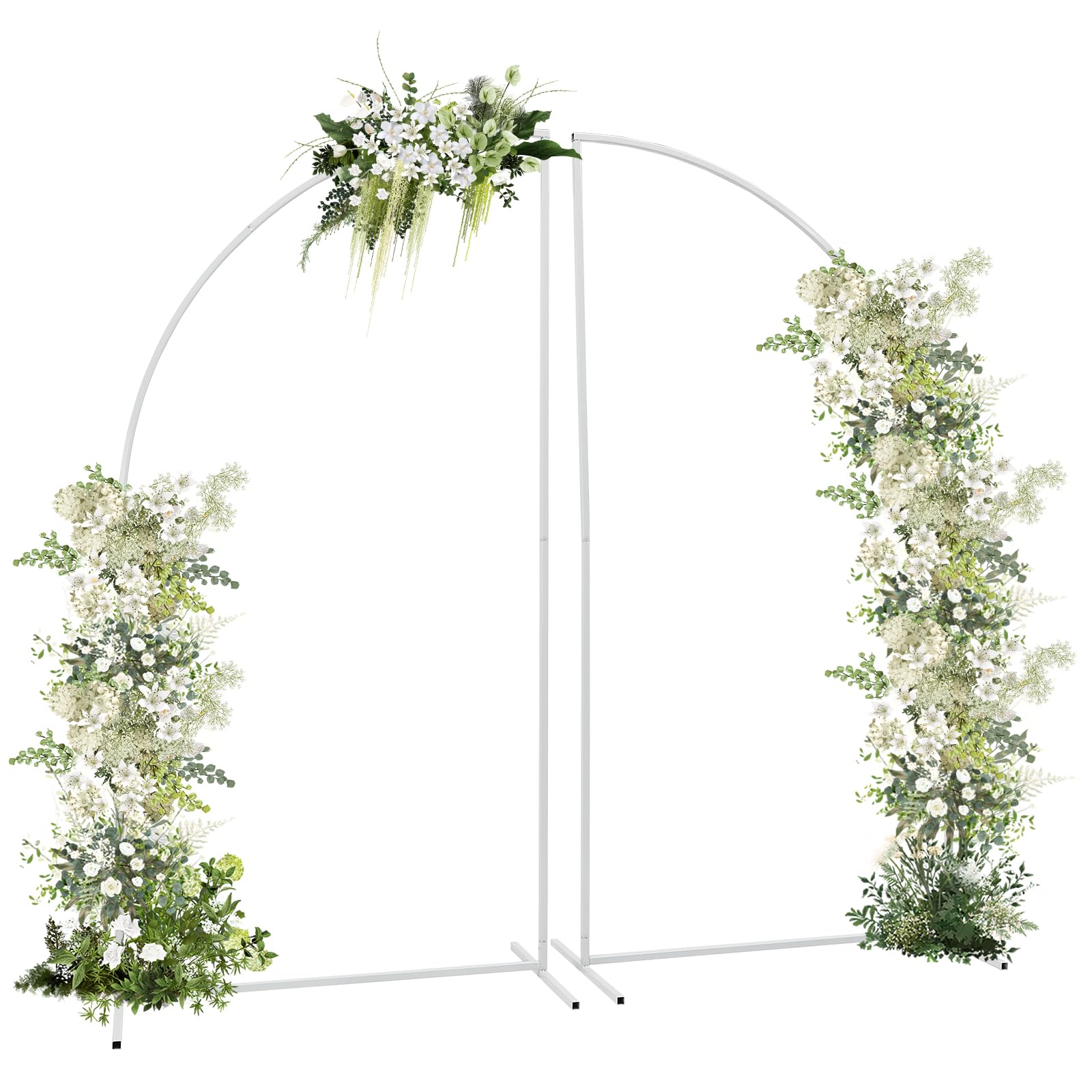 Metallrahmen Hochzeit Bogen Blume Rahmen, Garten Bogen, Photo Booth Hintergrund Stand,Eignet Sich Fotografien, Heiratsanträge, Eröffnungsfeiern, Gartendekorationen Anlässe Außenbereich.
