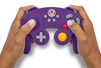 PowerA GameCube Style Wireless Controller for Nintendo Switch/Switch 2 / Switch Lite/OLED Model - Toad, Officially Licensed by Nintendo