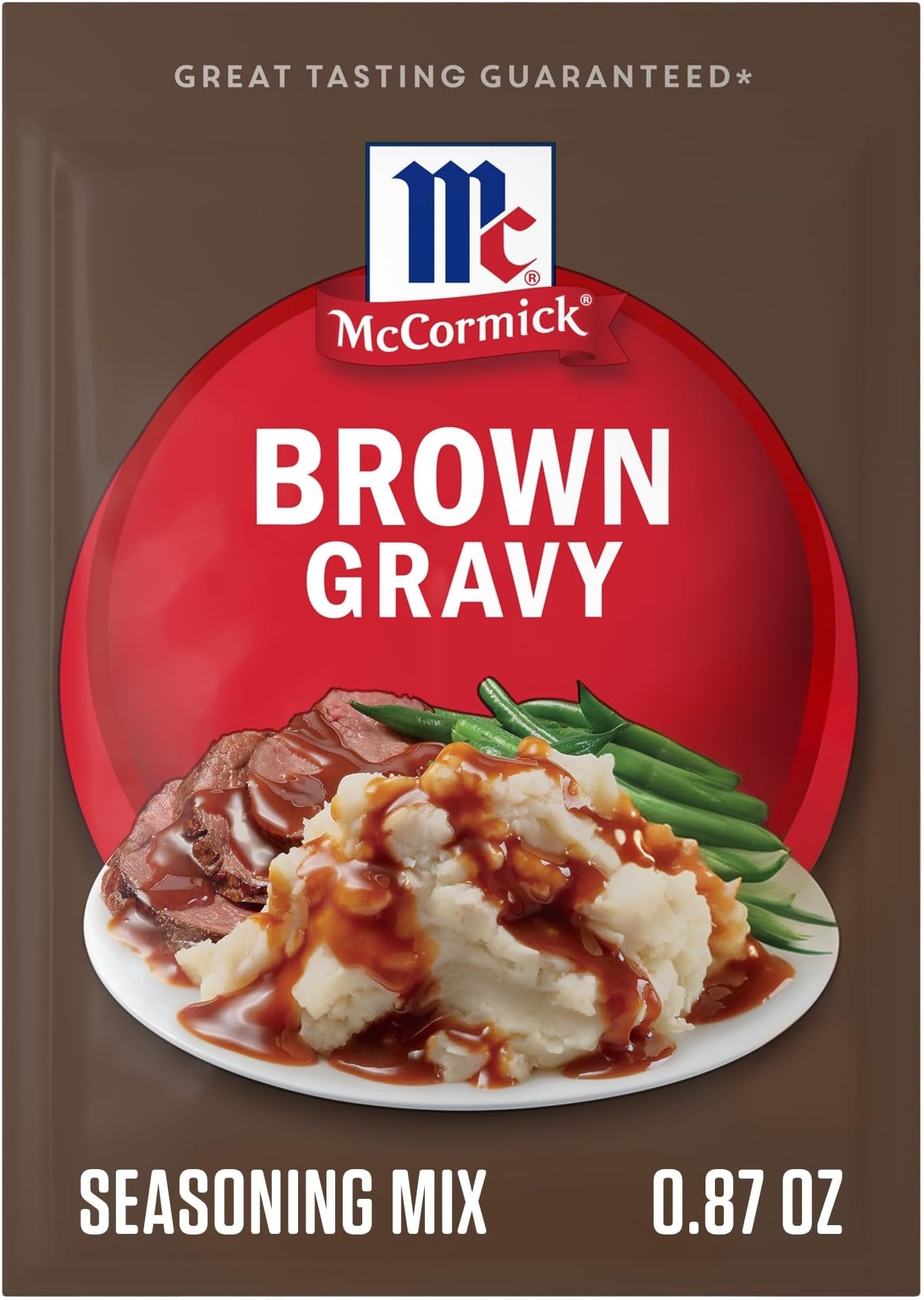 McCormick Brown Gravy Mix Seasoning Packet, 0.87 oz