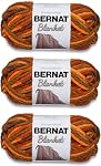 Bernat Blanket Fall Leaves Yarn - 3 Pack of 150g/5.3oz - Polyester - 6 Super Bulky - 108 Yards - Knitting/Crochet