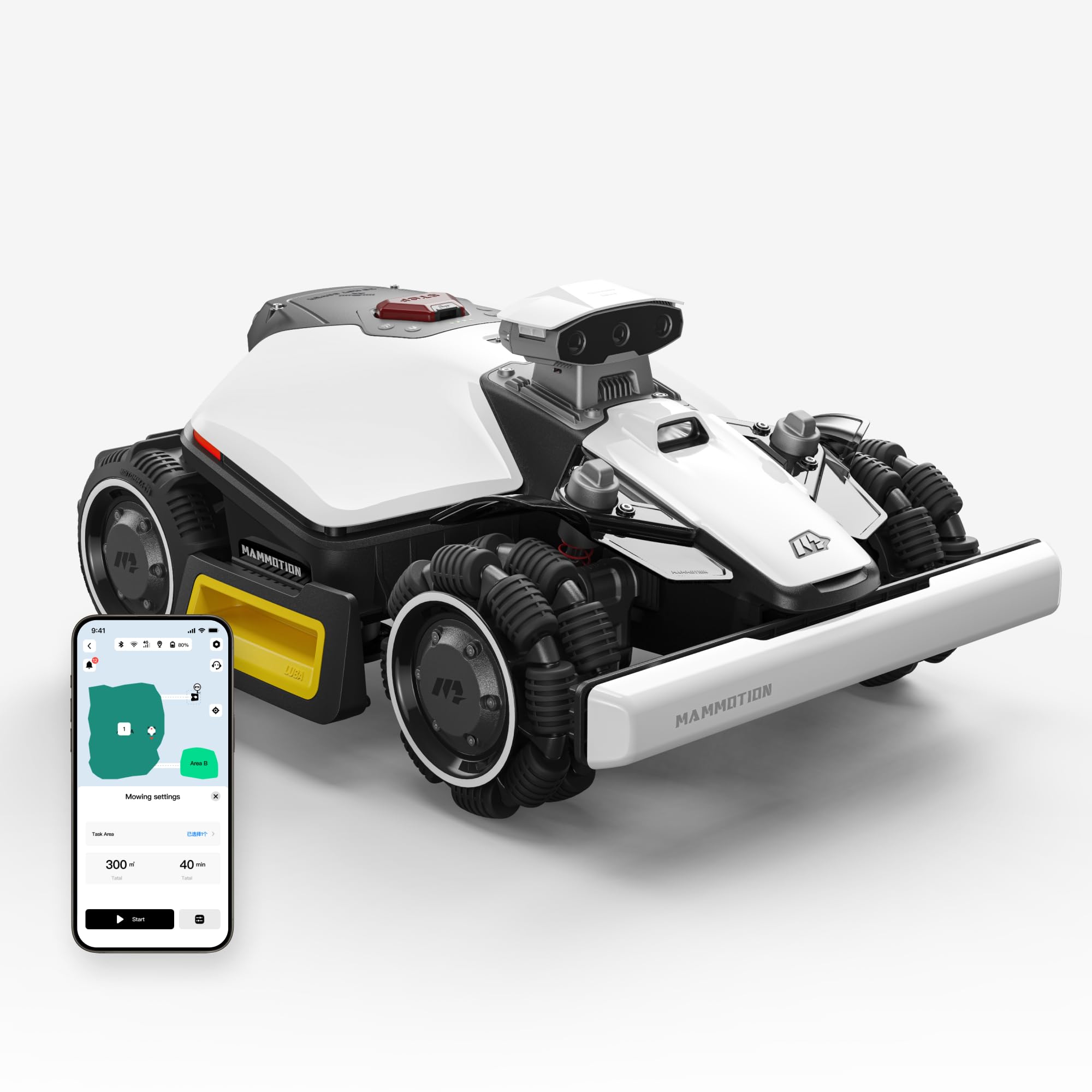 MAMMOTION LUBA Mini 2 AWD 1000 Robot Tondeuse sans Fil périphérique