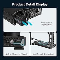 Vista 6 de SmallRig Jaula con mango de silicona y zapata fría para Sony a6100, a6300, a6400-3164