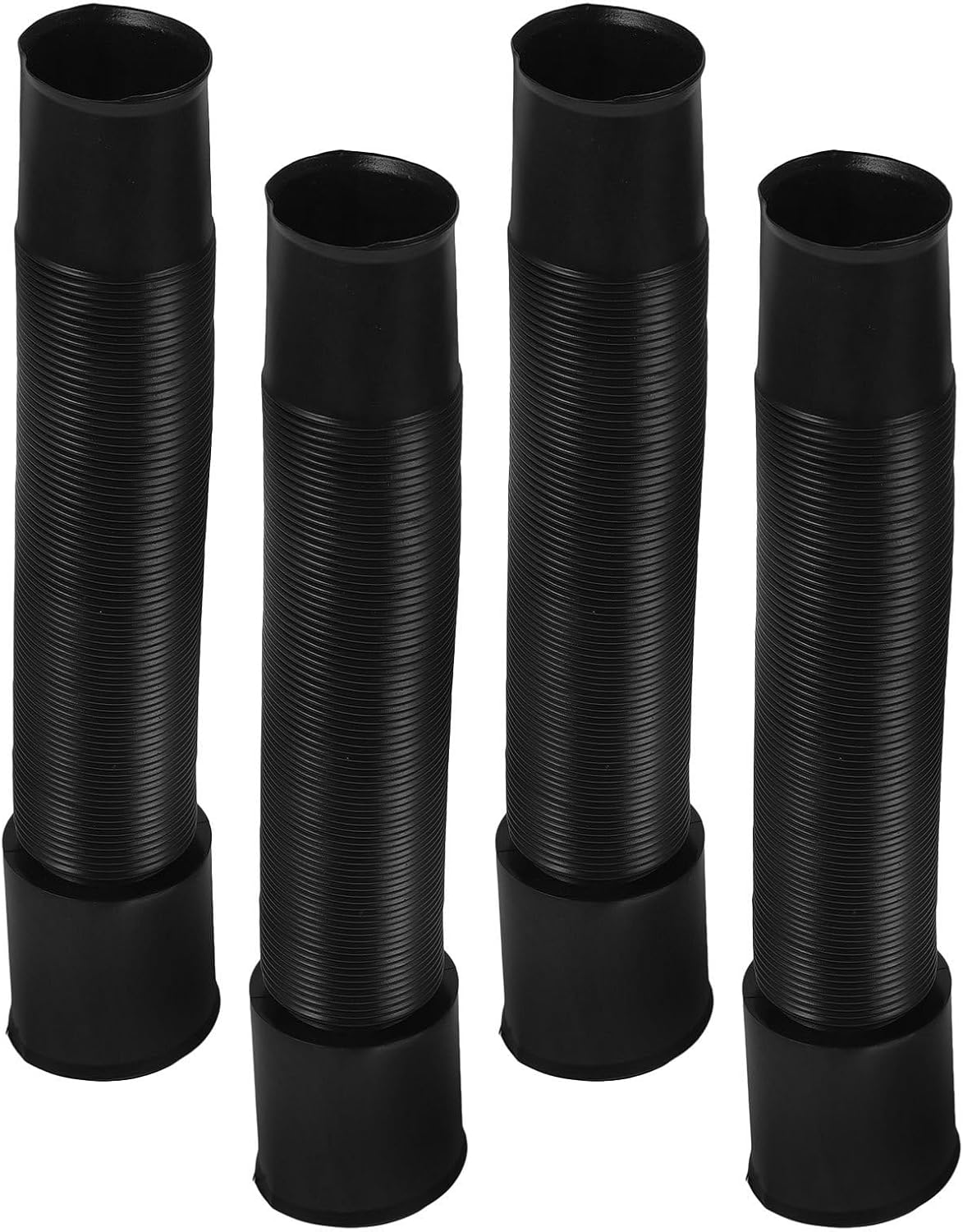 MAGICLULU Duct Length Temperature High and Adjustable Resistance for 4pcs Flexible Air Hose Conditioning, Telescopic Plastic Vent with Corrugated Structure Ac Car for Vehicle