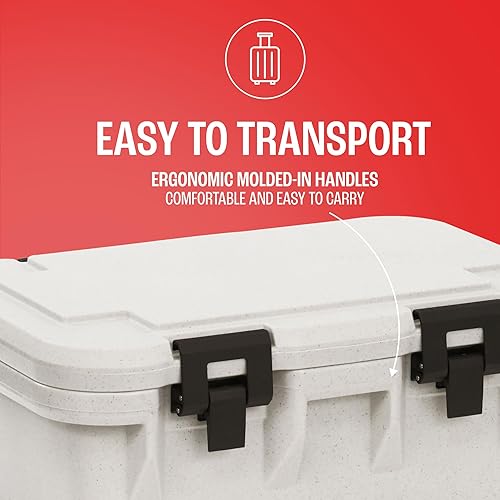 Miniatura 12 de Cambro Transportador aislado de bandeja de alimentos – Caja caliente de 6 pulgadas de profundidad y calentador de alimentos para catering