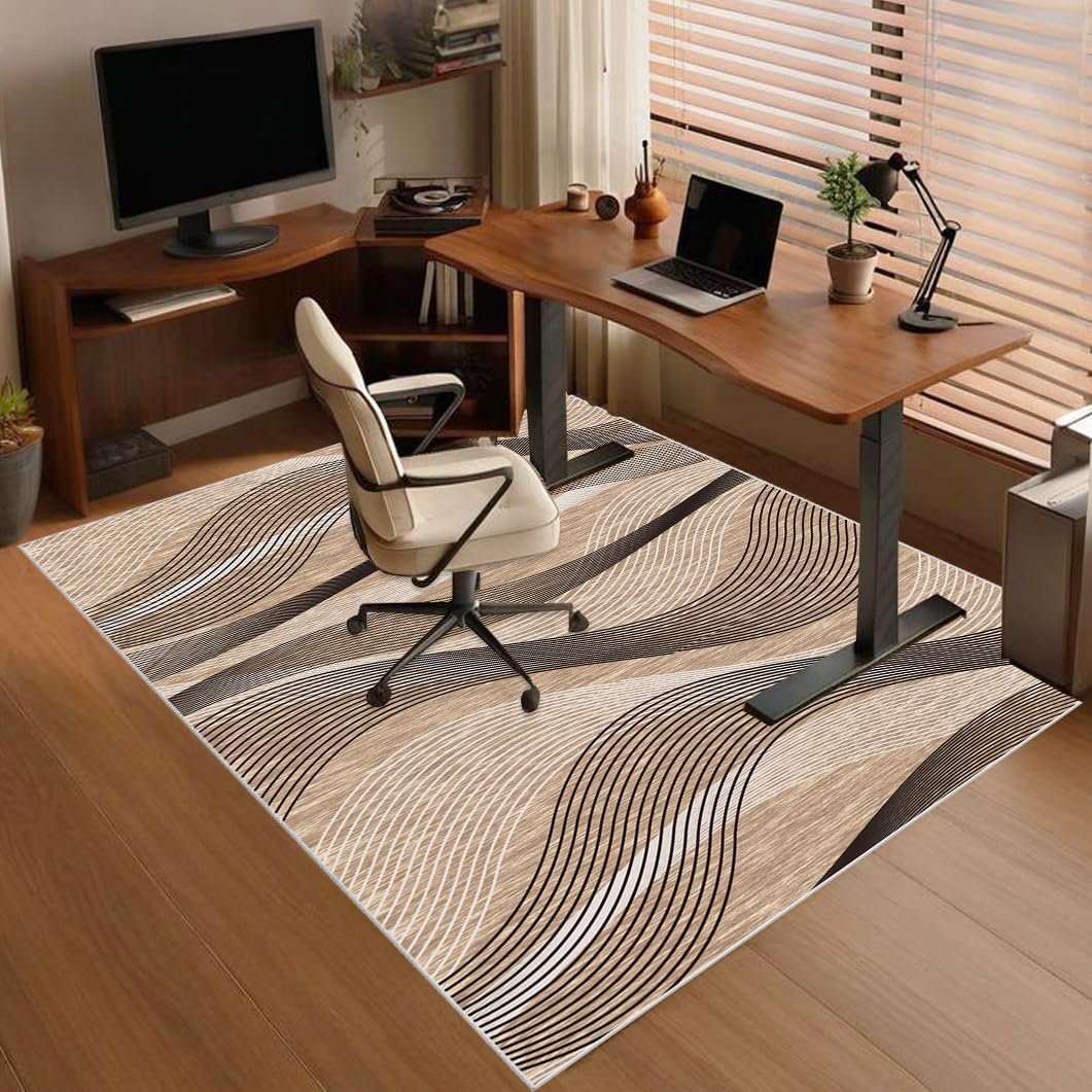 Alfombrilla para Silla para Suelos Duros, Alfombra for Silla de Escritorio, Alfombra Silla Ruedas Gaming Oficina, Alfombrilla para Silla de Gaming, Alfombrilla para Silla de Oficina 120 x 140 cm