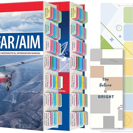 FAR/AIM 2023/2022 Index Tabs for Private Pilot