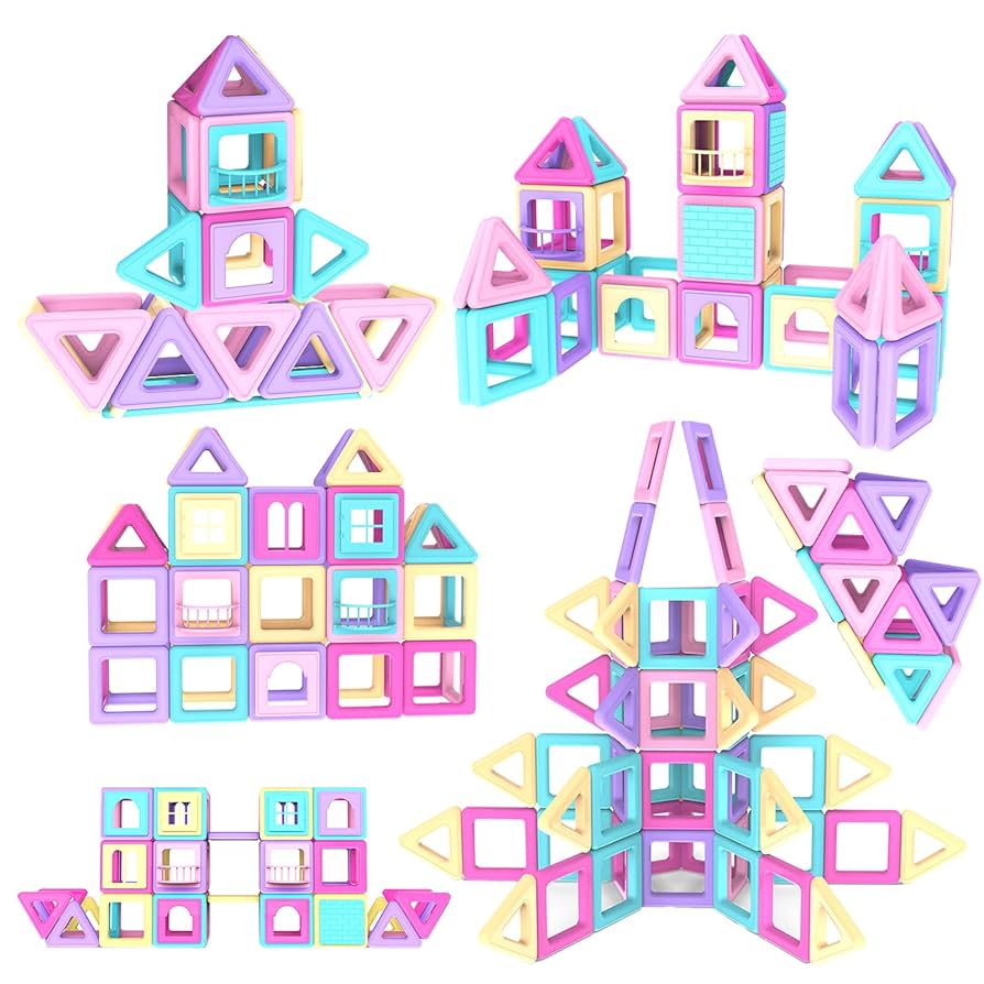 Amazon.co.jp: AMYCOOL マグネットブロック 87pcs 磁気おもちゃ