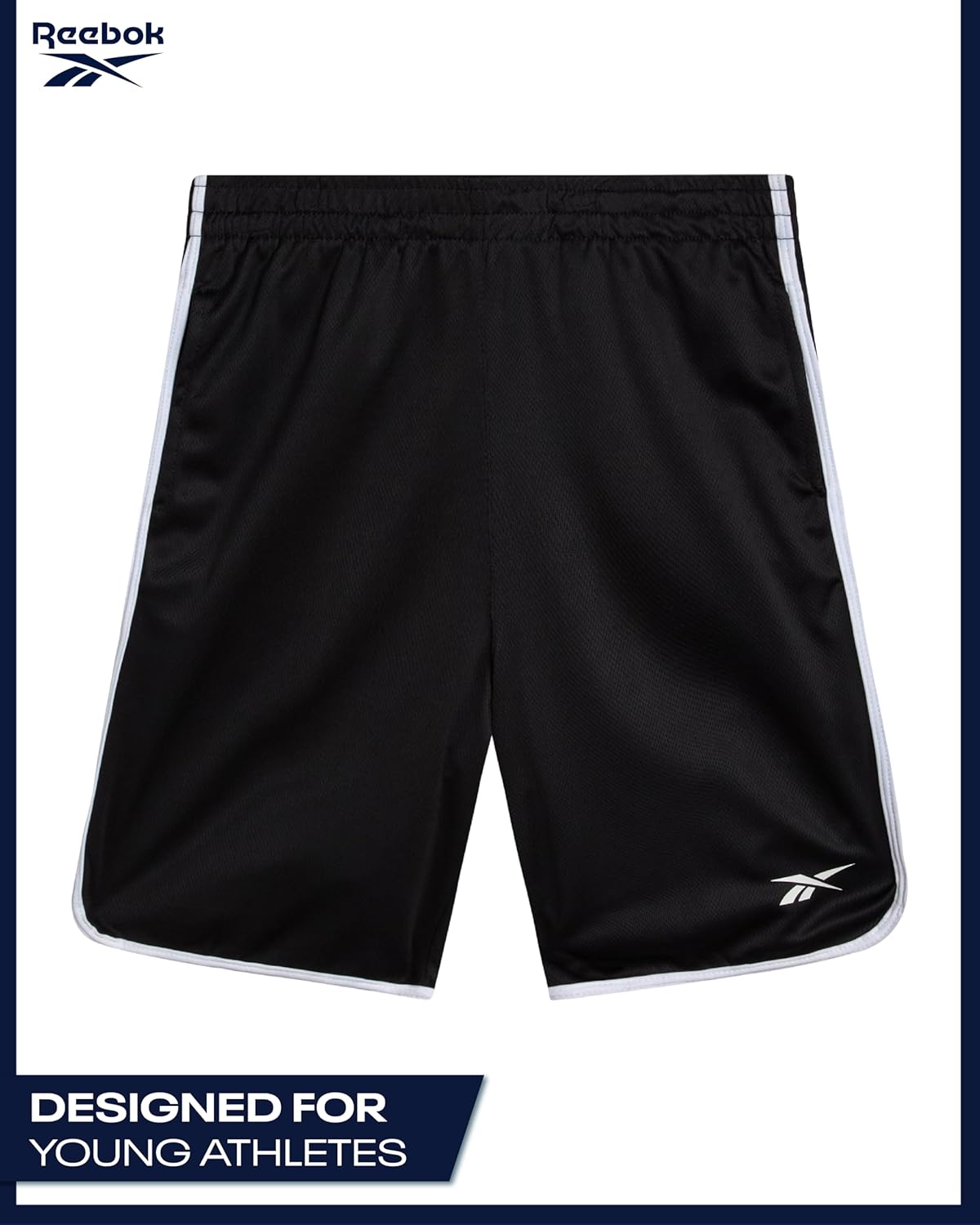 Reebok Boys Basketball Shorts - Lightweight Boys Shorts with Pockets & Drawstring - Close Hole Mesh Athletic Shorts for Kids - Image 4
