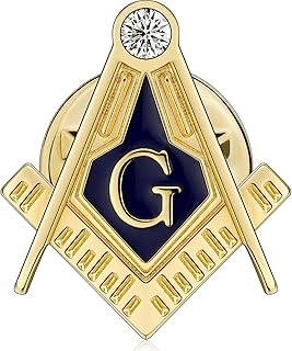Masonic Tie Tack, Freemason Lapel Pin & Cufflinks