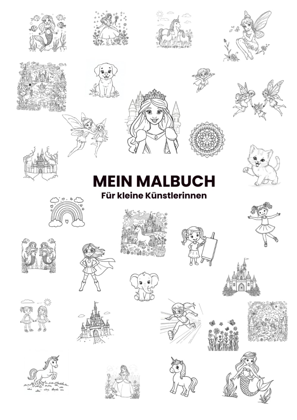 Mein Malbuch – Für kleine Künstlerinnen