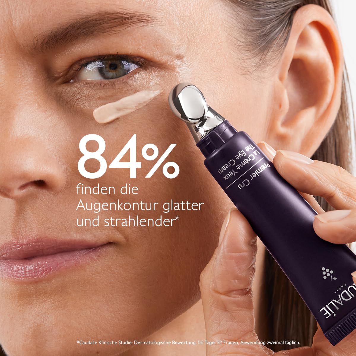 Caudalie Premier Cru Die Augencreme mit Hyaluronsäure & Natürlicher aufpolsternder Füllstoff - 15ml