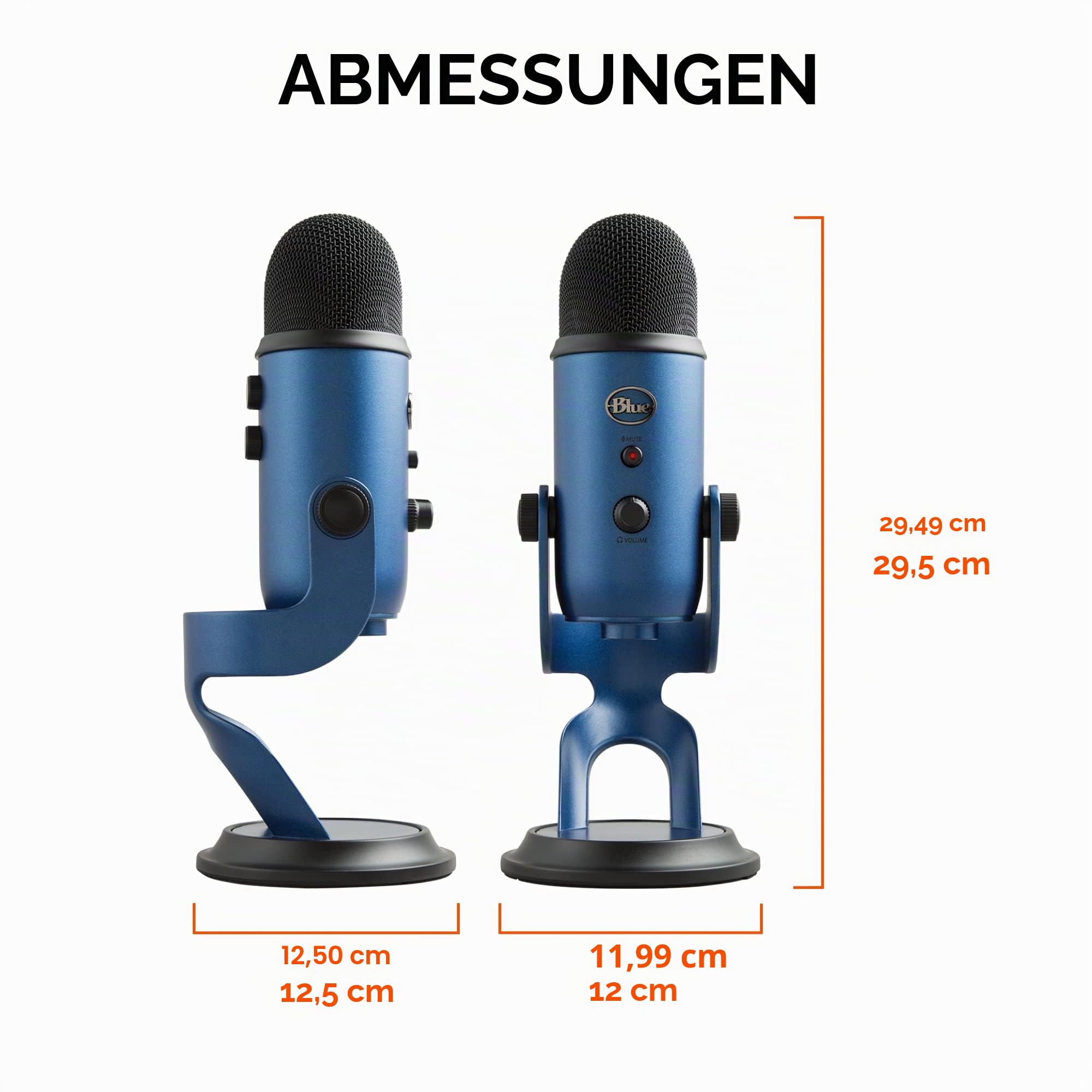 Logitech Microphone, Blau, Yeti