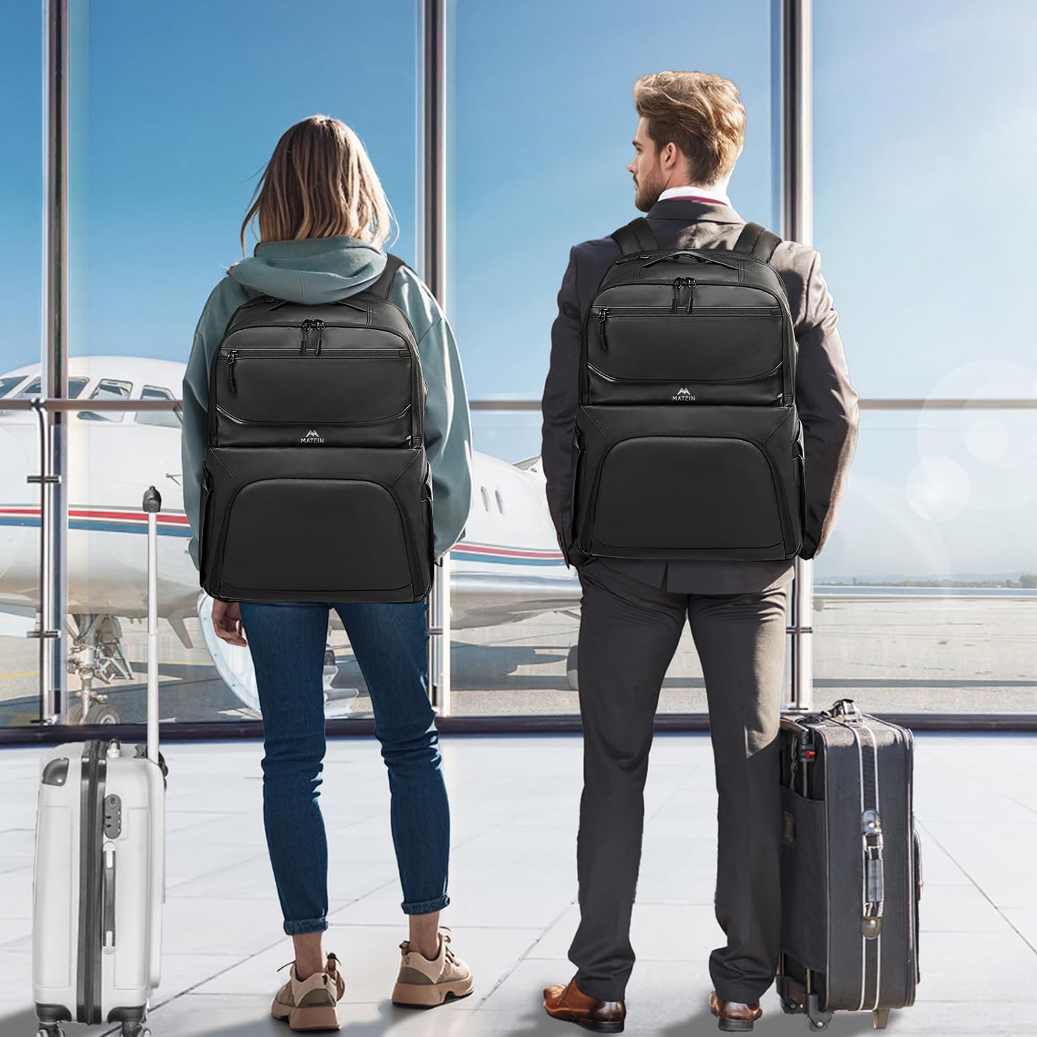 Mochila de trabajo con compartimento para el almuerzo, mochila impermeable con revestimiento de poliuretano para preparación de comidas para hombres con bolsillo para cubiertos, mochila grande 8