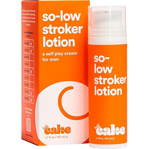 Hello Cake So-Low Stroker Lotion - Below the Belt Men's Solo Cream for Bator Bros, 1.7 fl oz