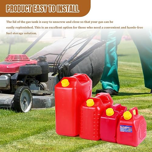 Miniatura 7 de 6 tapas para latas de gasolina, cubierta de lata de gas, tapa de gas de rosca gruesa para gasolina, tapas universales de plástico para tanque de gas