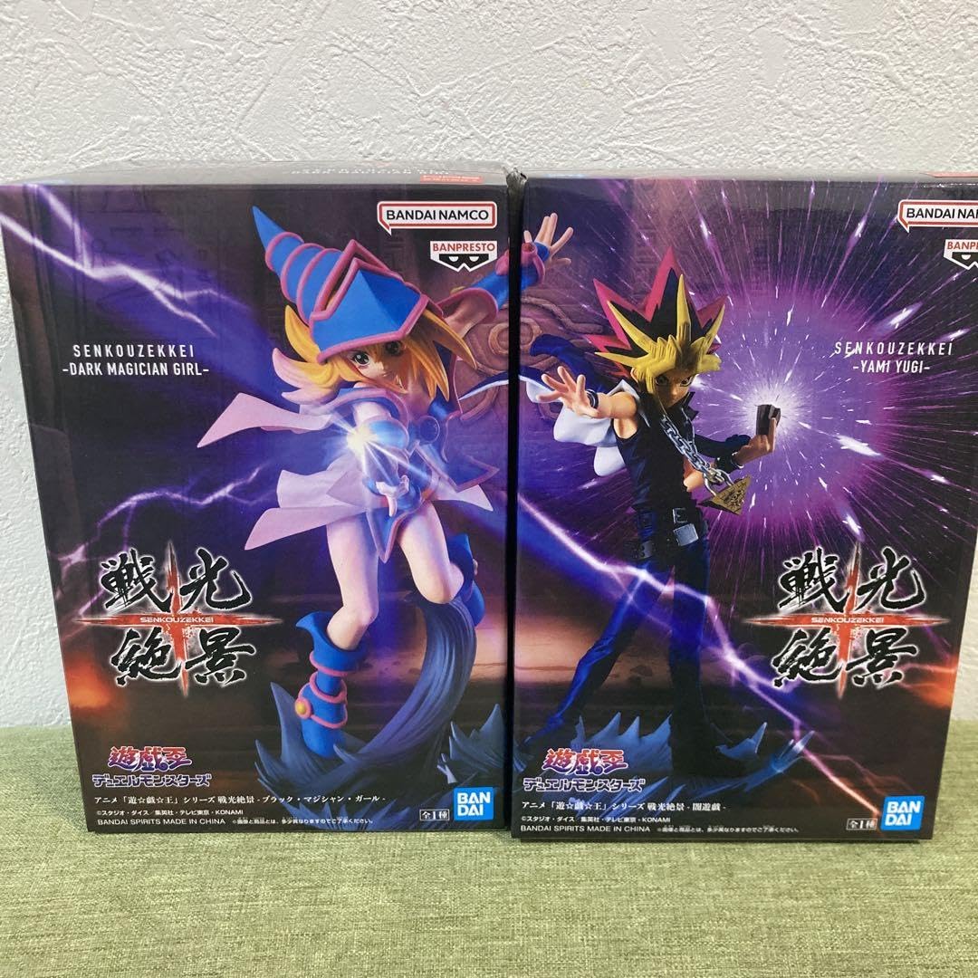 遊戯王 戦光絶景 フィギュア 闇遊戯 ブラック・マジシャンガール