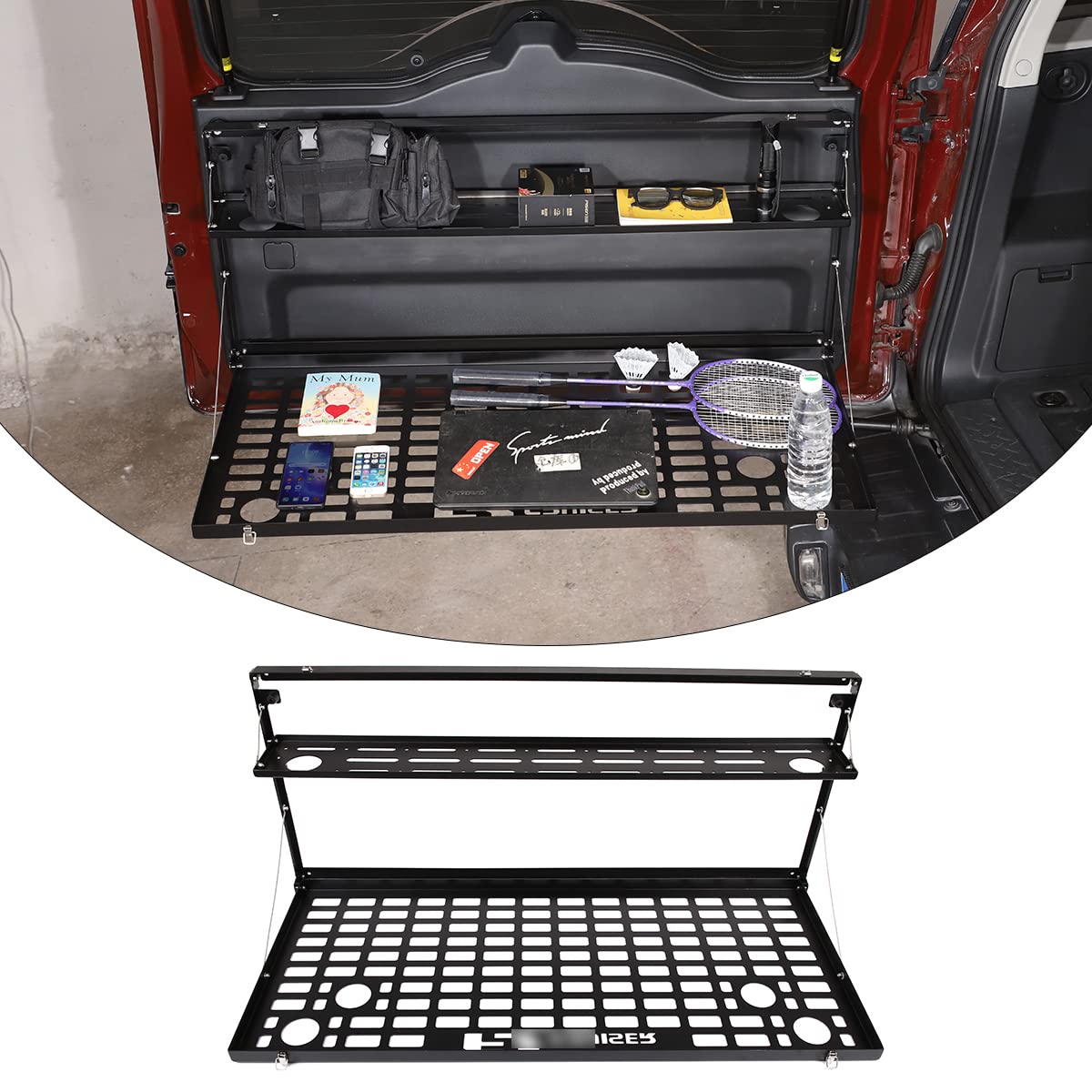 Buy DIYUCAR Tailgate Table Rear Door Cargo Luggage Carrier Foldable