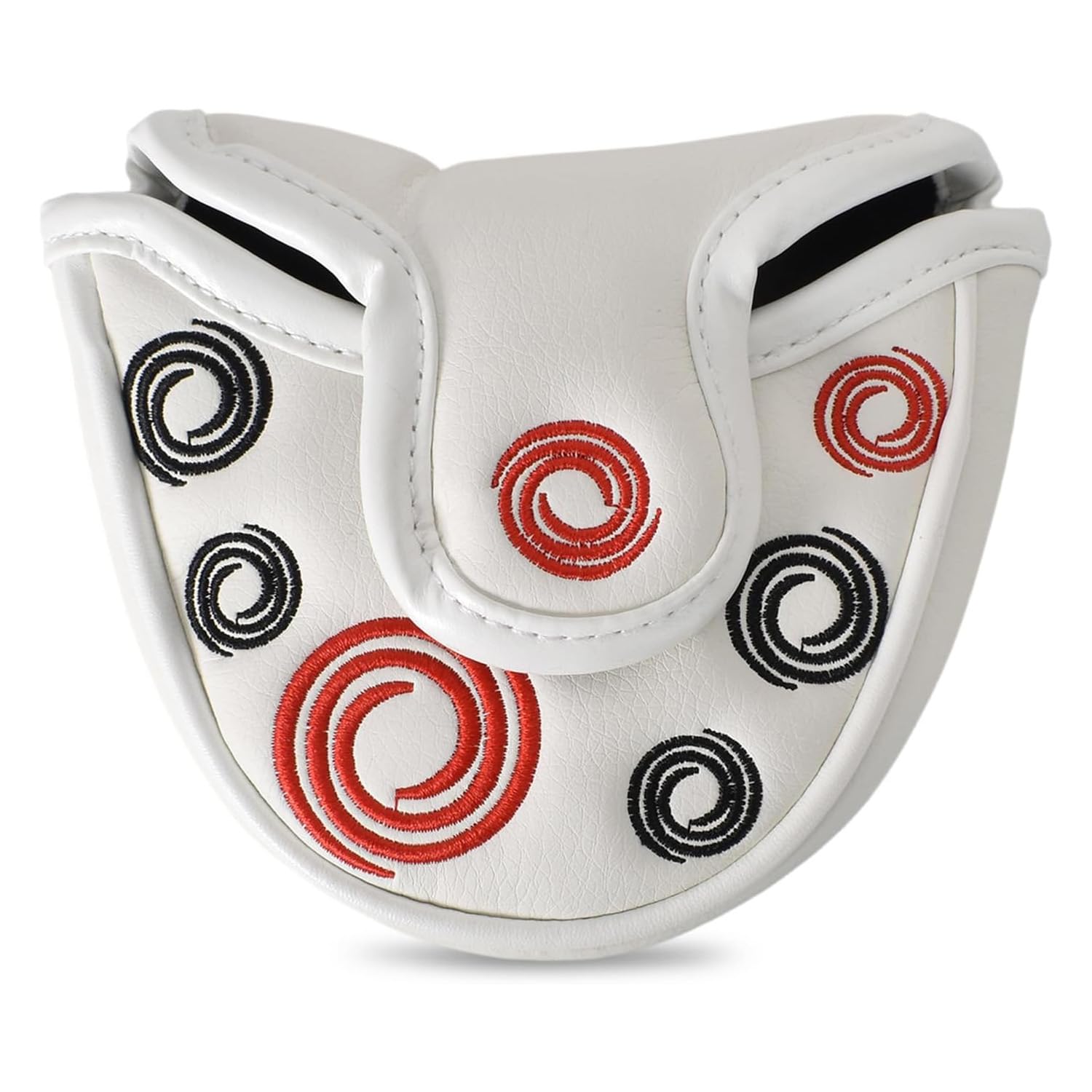 1 Pieza Golf Headcover Magnetic, Putter Head Covers, Cubiertas De Protección para Putter De Golf, Piel Sintética para Fundas De Putter, Mallet Putter Headcover
