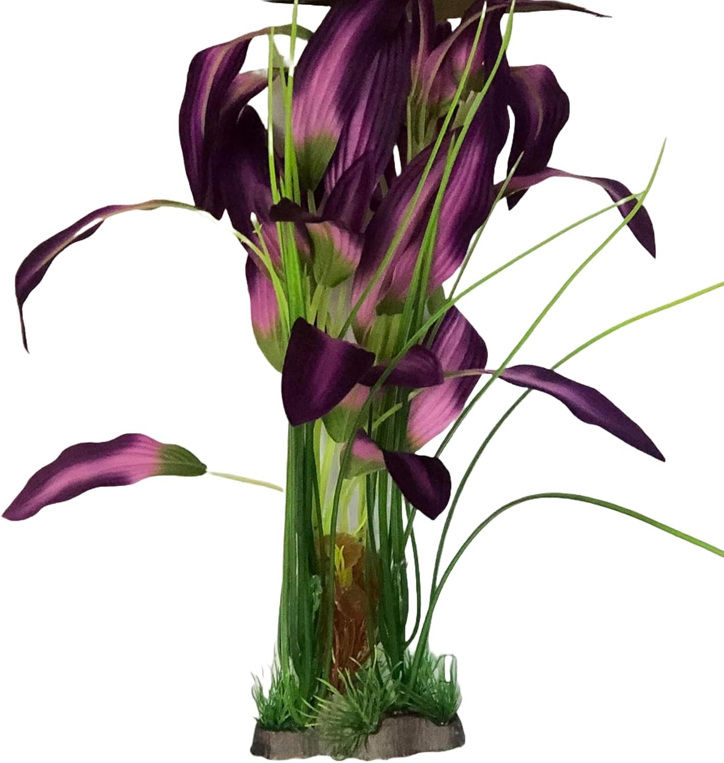 Top Fin Underwater World Purple Silk 18" Plastic Plant