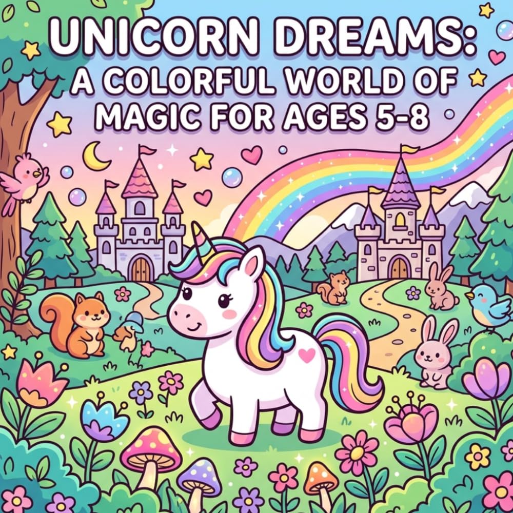 Unicorn Dreams: A Colorful World of Magic for Ages 5-8