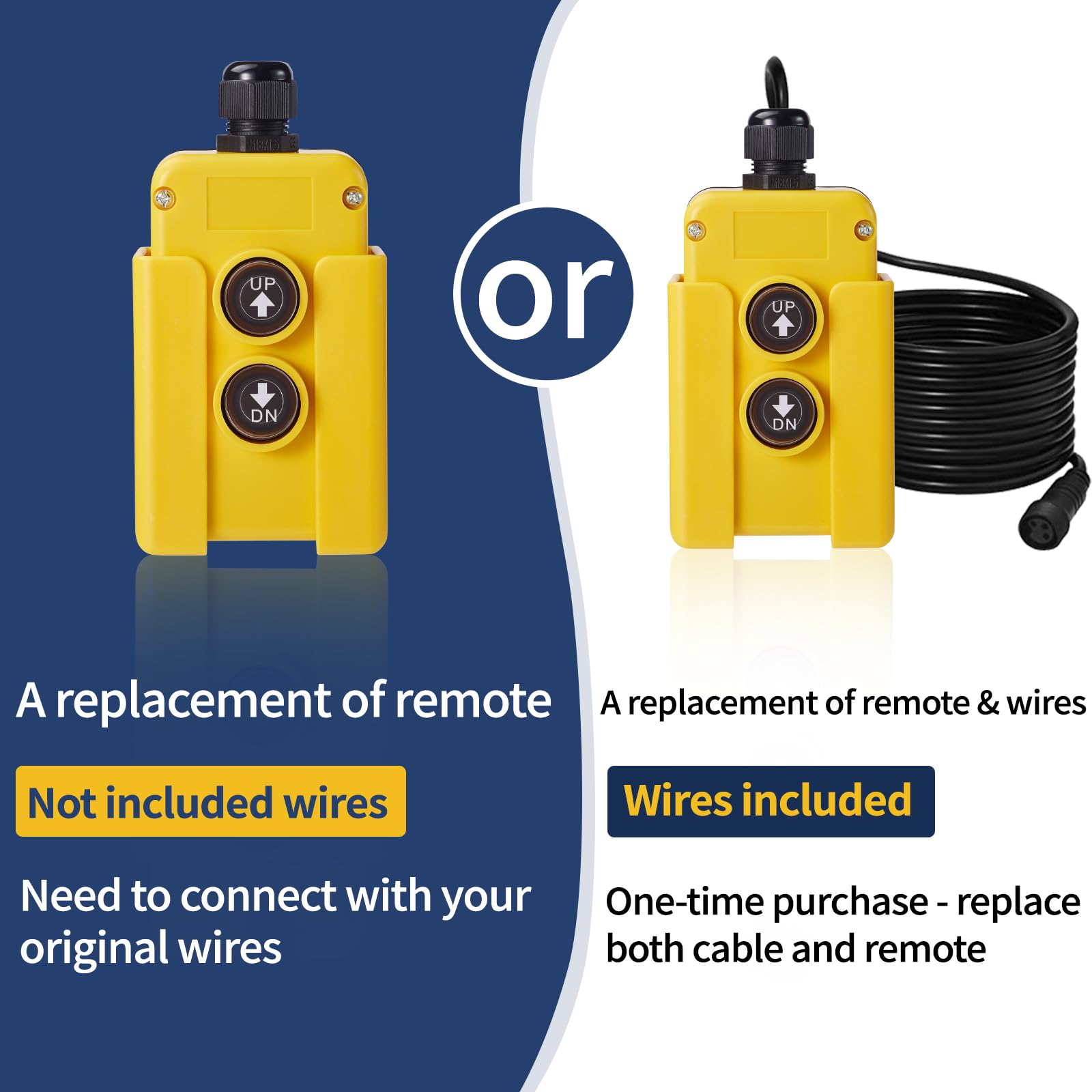 Snapklik.com : Dump Trailer Remote Control Switch - 12V DC Hydraulic ...