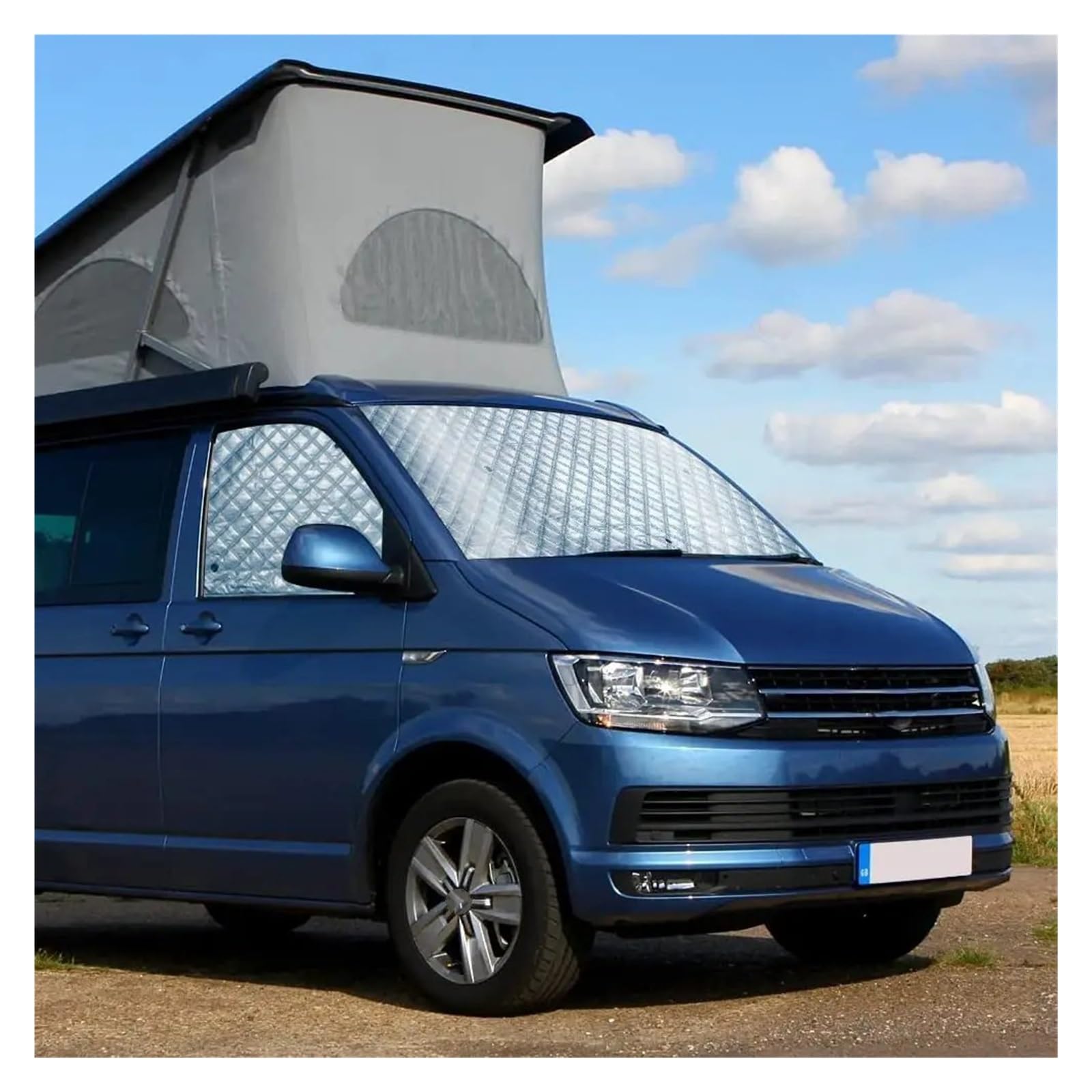 Parasol Ventanilla Coche Parasoles Térmicos Internos para Ventanas Elevalunas De Coche, Parasol para VW T5 T6, 3 Piezas Parasoles