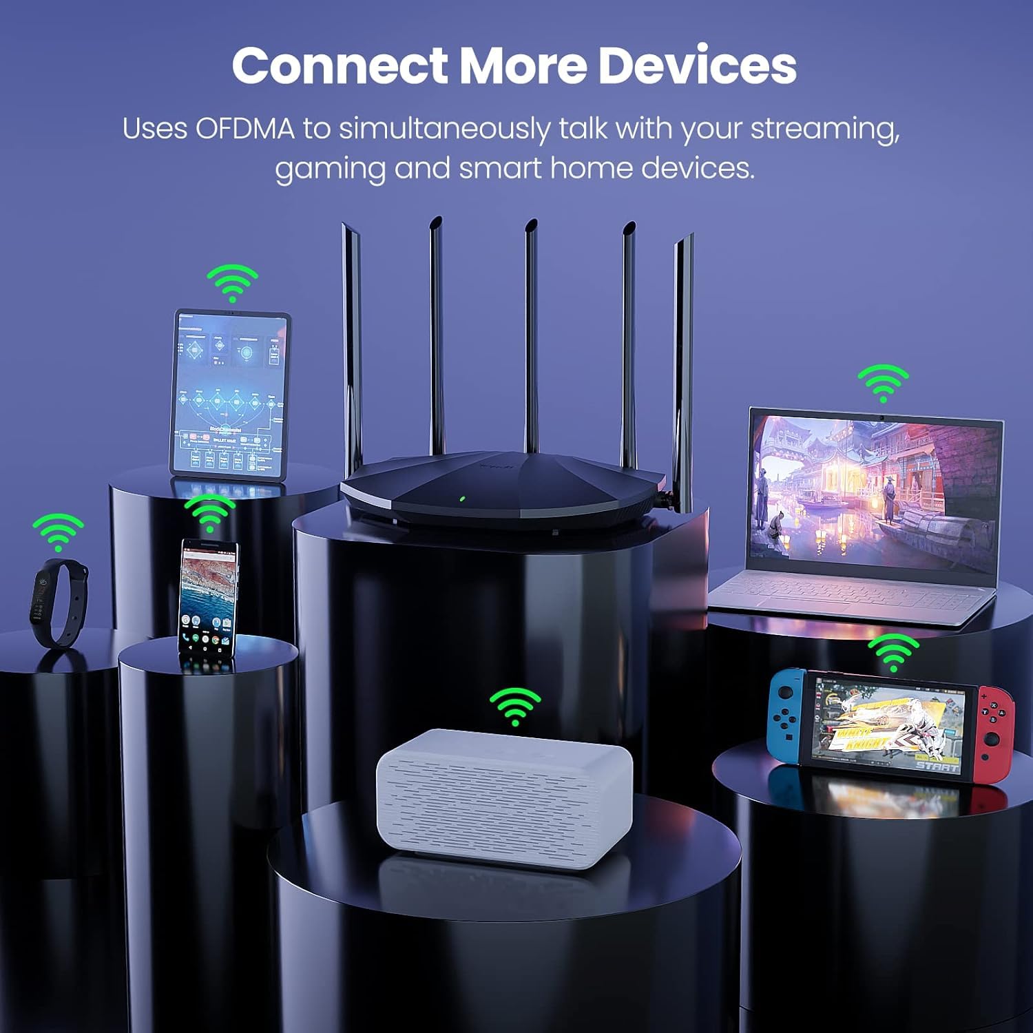 Long Distance Router Tenda Snapklik.com : Tenda WiFi 6 Router For Home, AX1500 Dual Band Gigabit ...