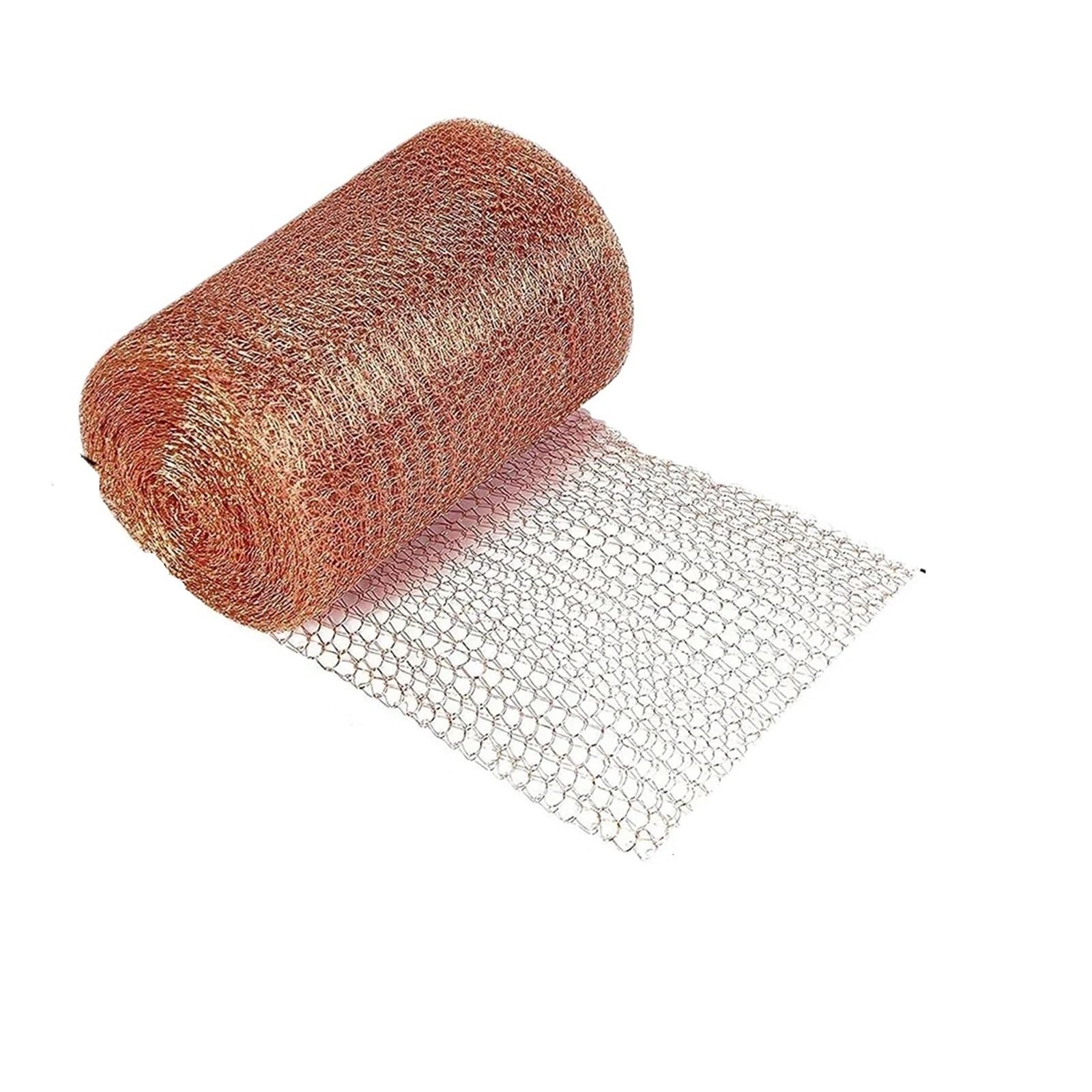 Garden Netting Copper Mesh Wire Net Signal Shielding Rodent Protceted Plant Garden Supplie(12.7cm x 1m)