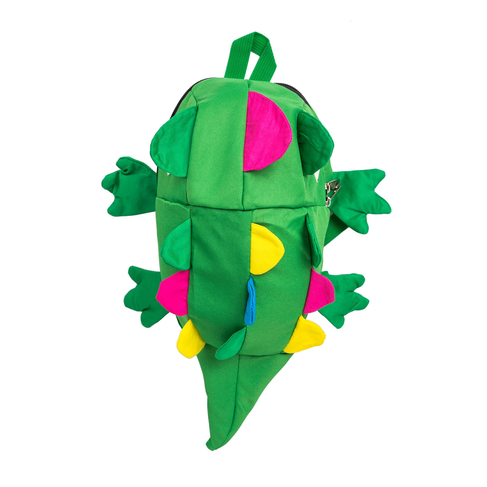 Emartbuy Dinosaur Green Kids Cute Smart Backpack Rucksack School Travel Bag