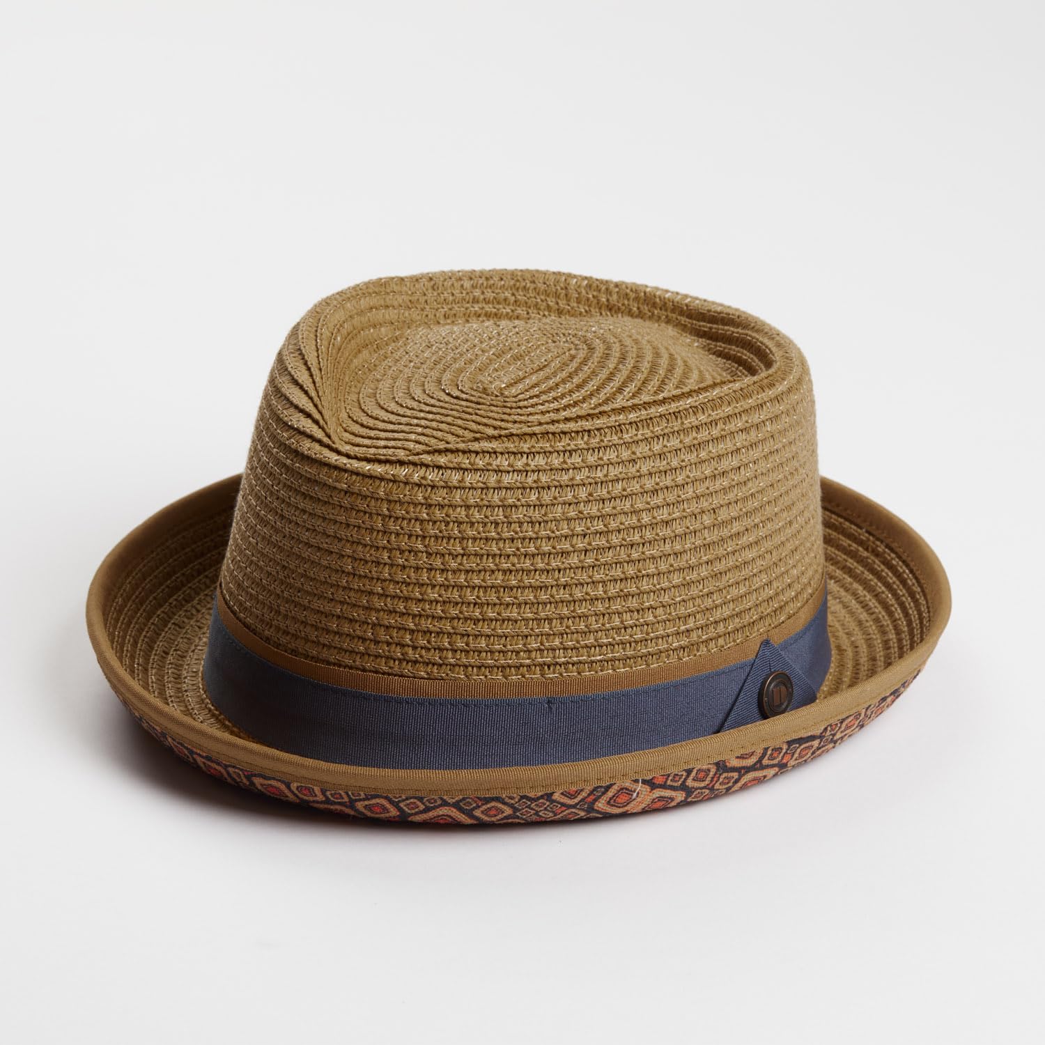 DASMARCA Tommy Summer Chapeau de porkpie en papier tressé pour homme et femme