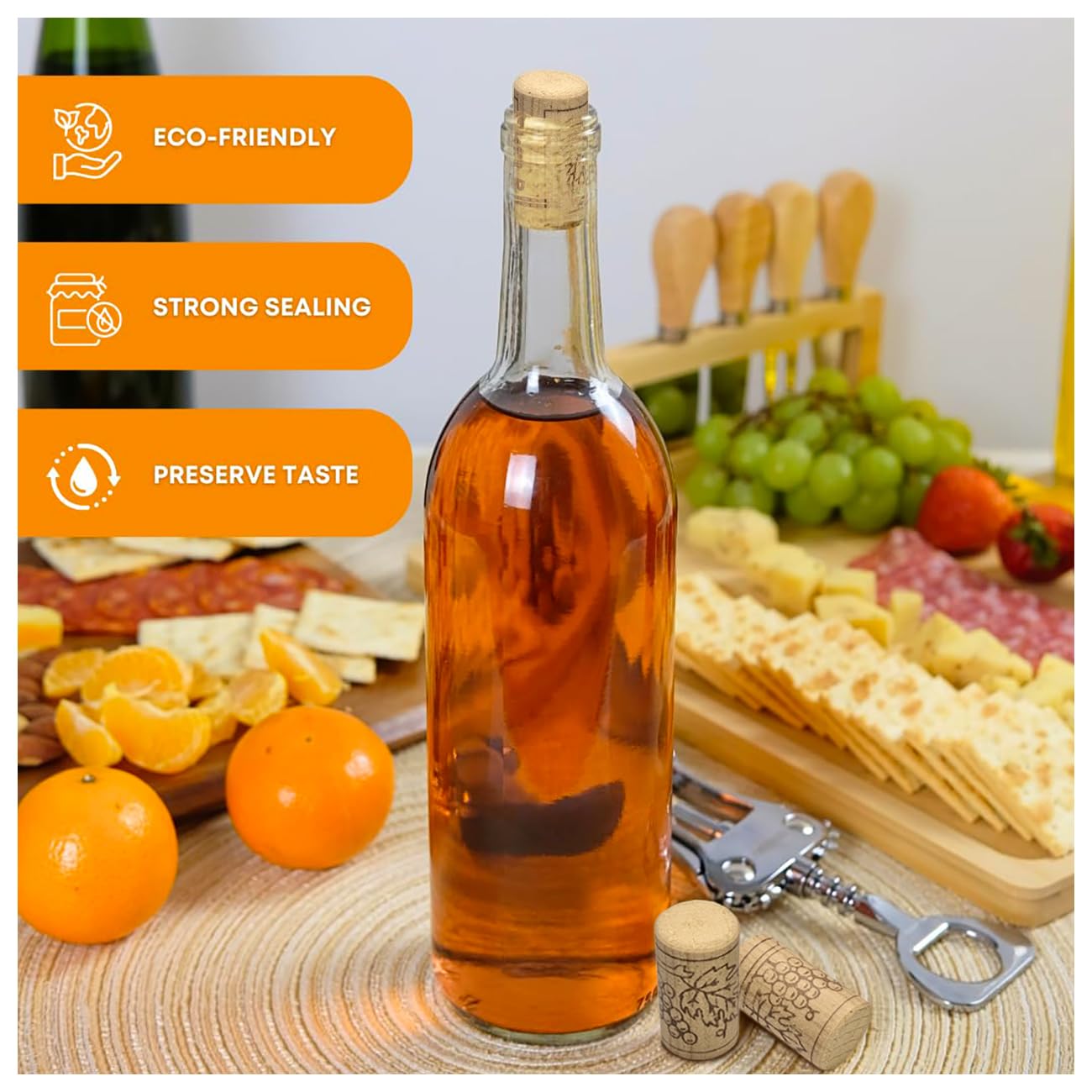 Nomacorc Synthetic Wine Corks #9 x 1 1/2",  Bag of 1000