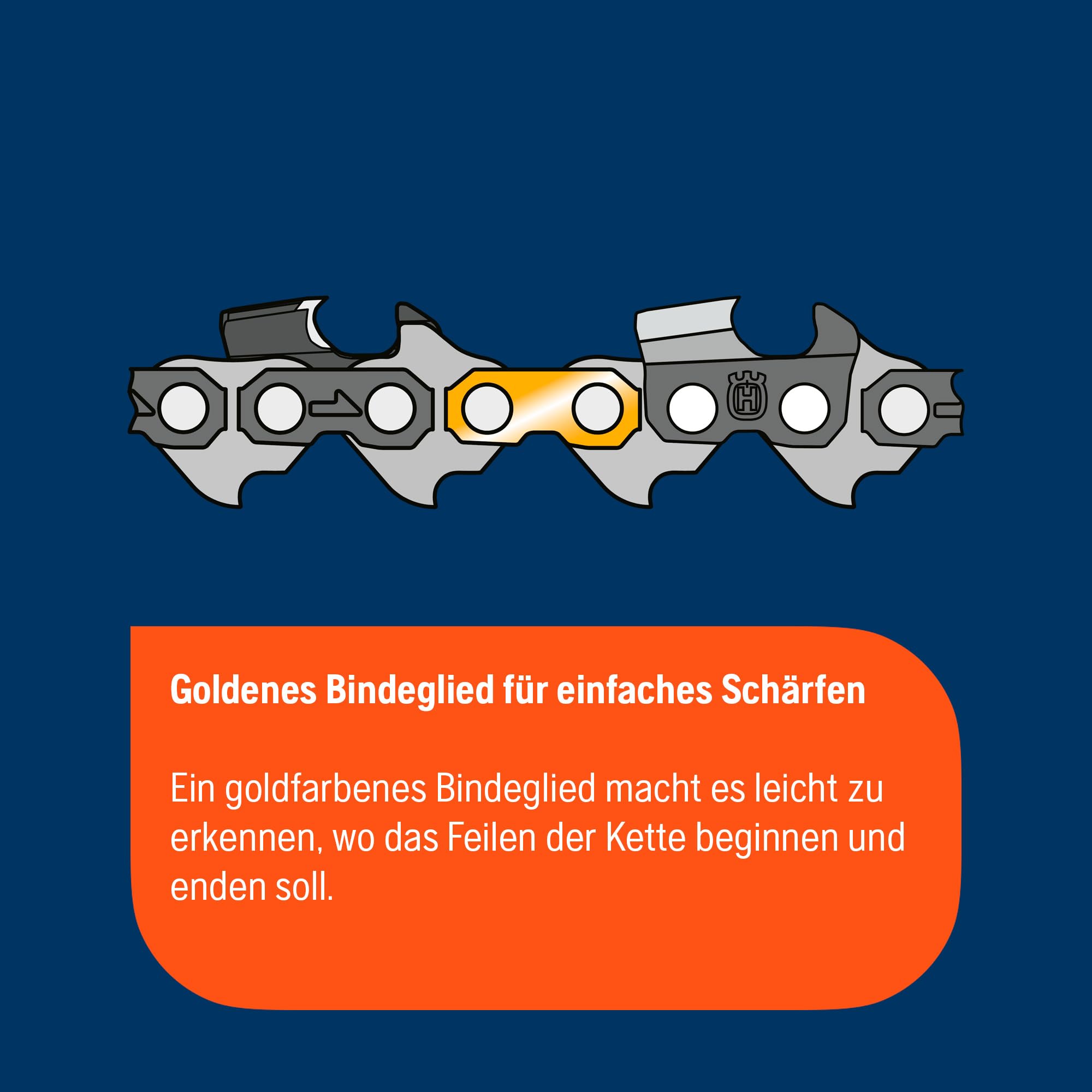 Husqvarna X-Precision SP21G Sägekette 35 cm – .325" mini 1,1 mm Halbmeißel – 59 Treibglieder – energieeffiziente Präzisionskette