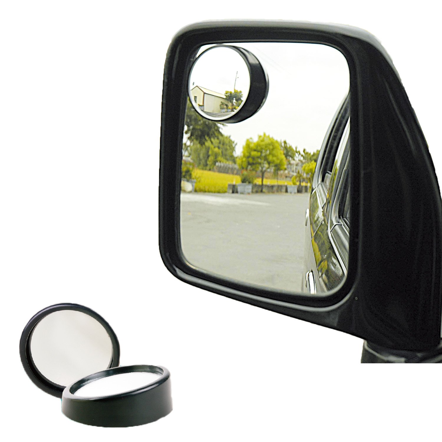 Sponsored Ad – Hypersonic Side View Mirror Stick On Blind Spot Mirror For Car