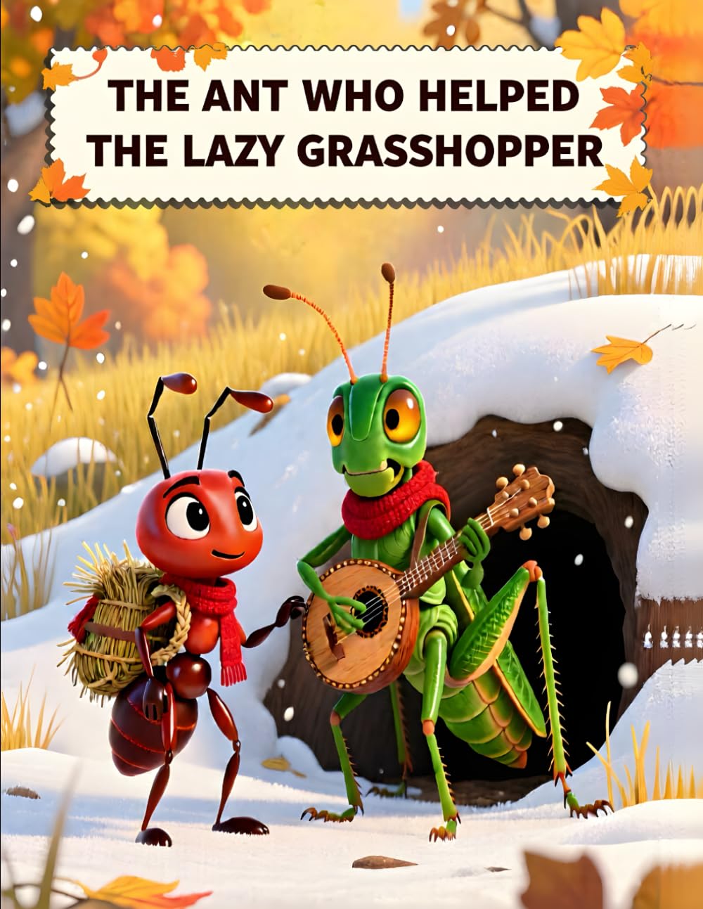 The Ant Who Helped the Lazy Grasshopper: A Heartwarming Moral Story Book for Kids Ages 6–8 About Hard Work, Kindness & Responsibility