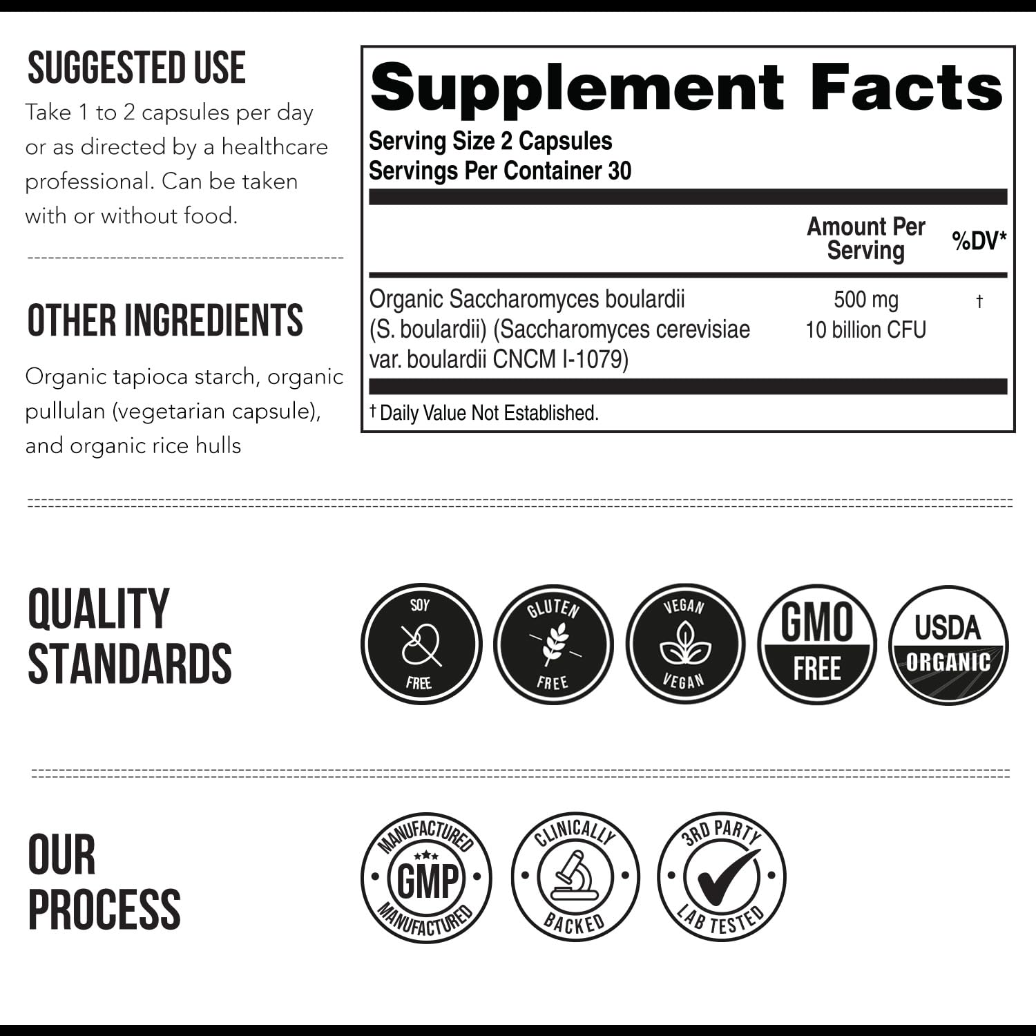 Organic Saccharomyces Boulardii - 10 Billion CFU, Clinically Validated — Amazon image 7