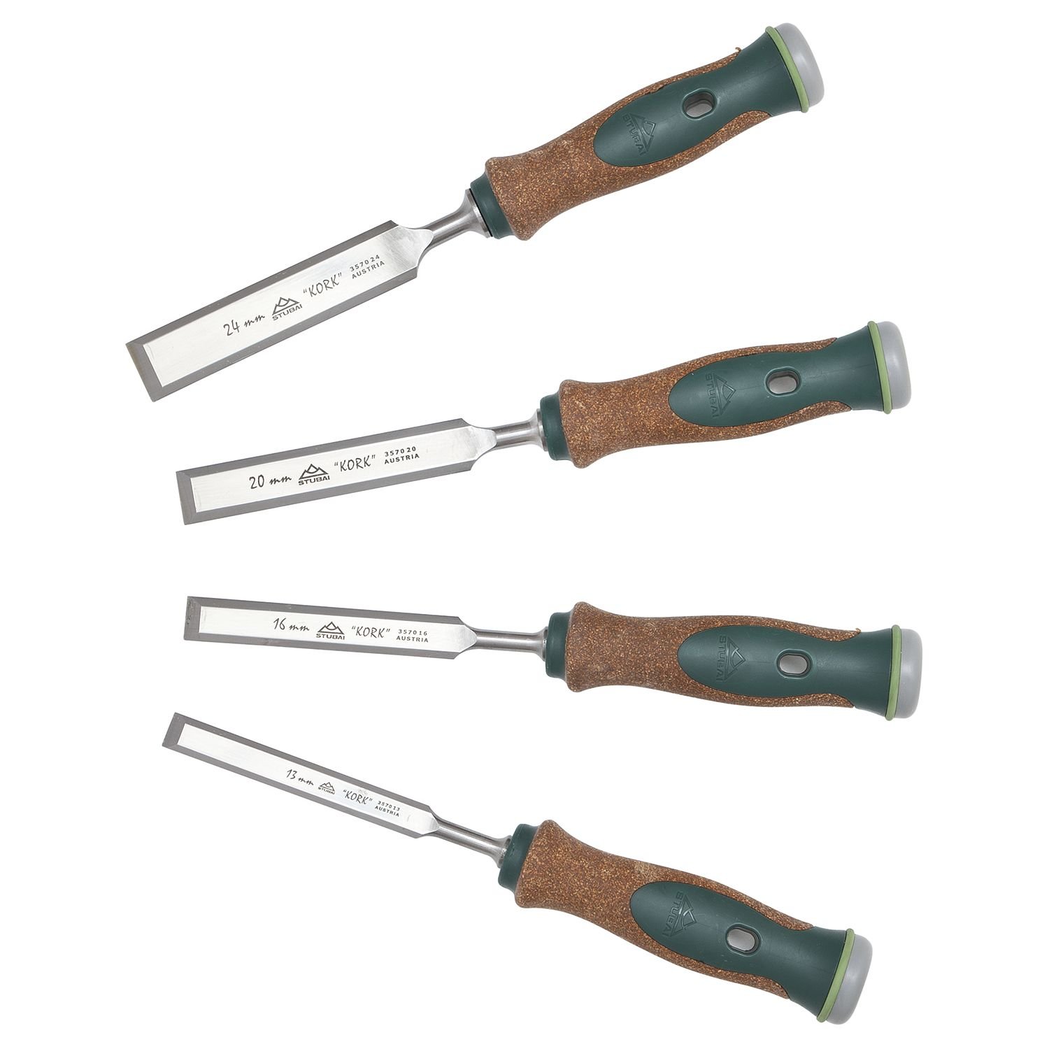 Stubai 357104 - Pack de 4 mangos (corcho)