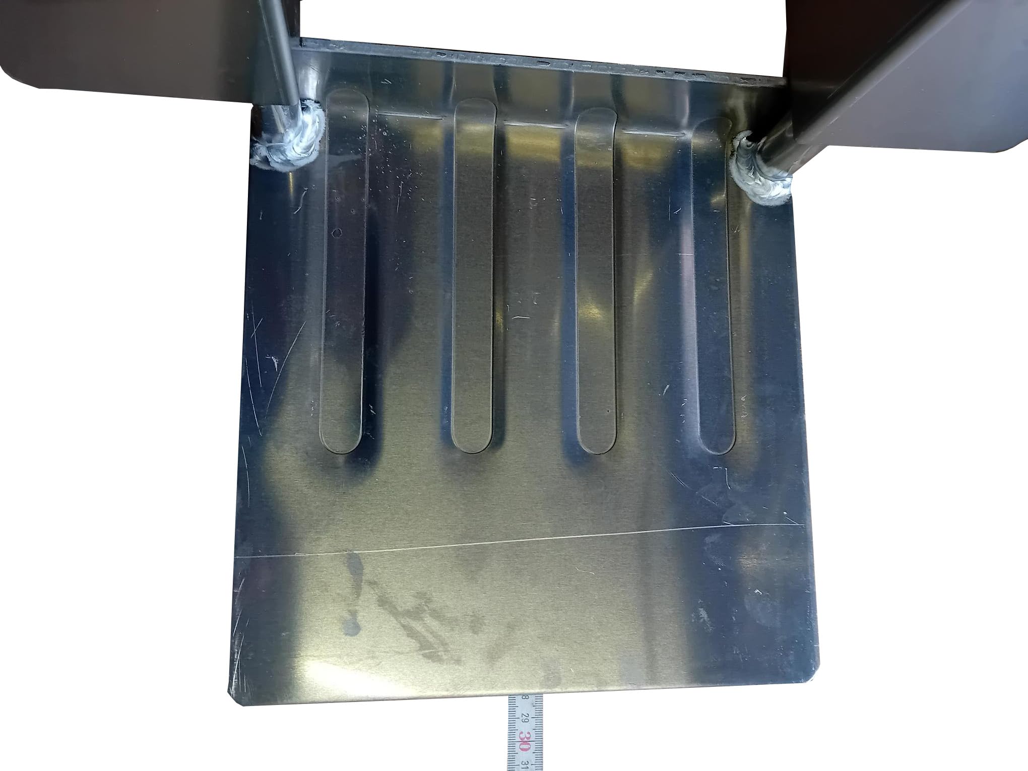 RLW - Carretilla profesional de aluminio apilable Alu200, 200 kg, pala de 280 x 280 mm, fabricada en la UE, no es importación asiática, ruedas a su elección (rueda neumática negra/llanta de metal rojo