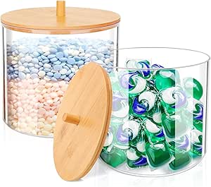 Amazon.com: JYPS 2-Pack Laundry Detergent Pods Container for Organizing ...