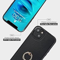 Vista 8 de Folosu Funda tipo billetera compatible con iPhone 14 con soporte para tarjetas, soporte de anillo para dedo con rotación de 360° y función atril