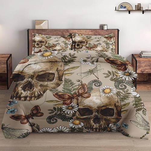 Miniatura 10 de Juego de edredón tamaño individual, juego de ropa de cama suave con diseño de león dorado para niños y adultos, juego de edredón marrón con diseño