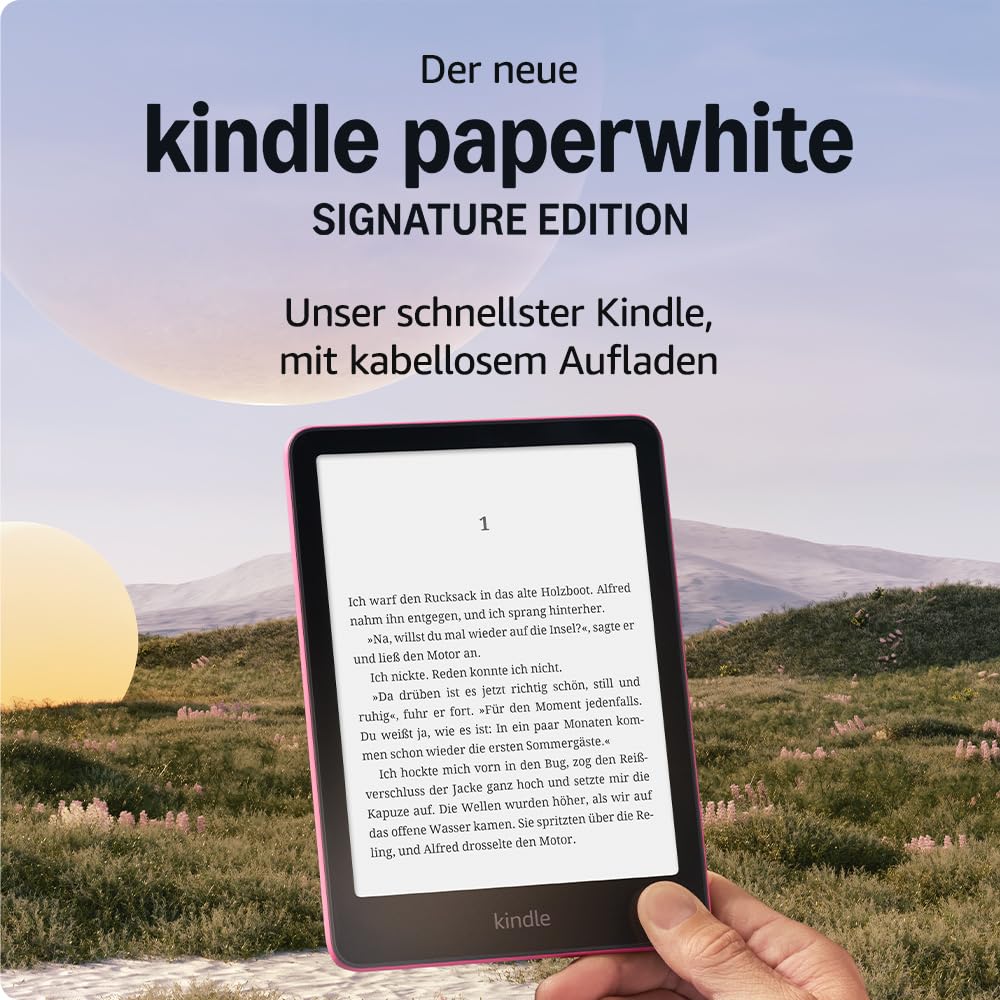 Zertifiziert und generalüberholt Amazon Kindle Paperwhite Signature Edition – Unser schnellster Kindle… – Ansicht 2
