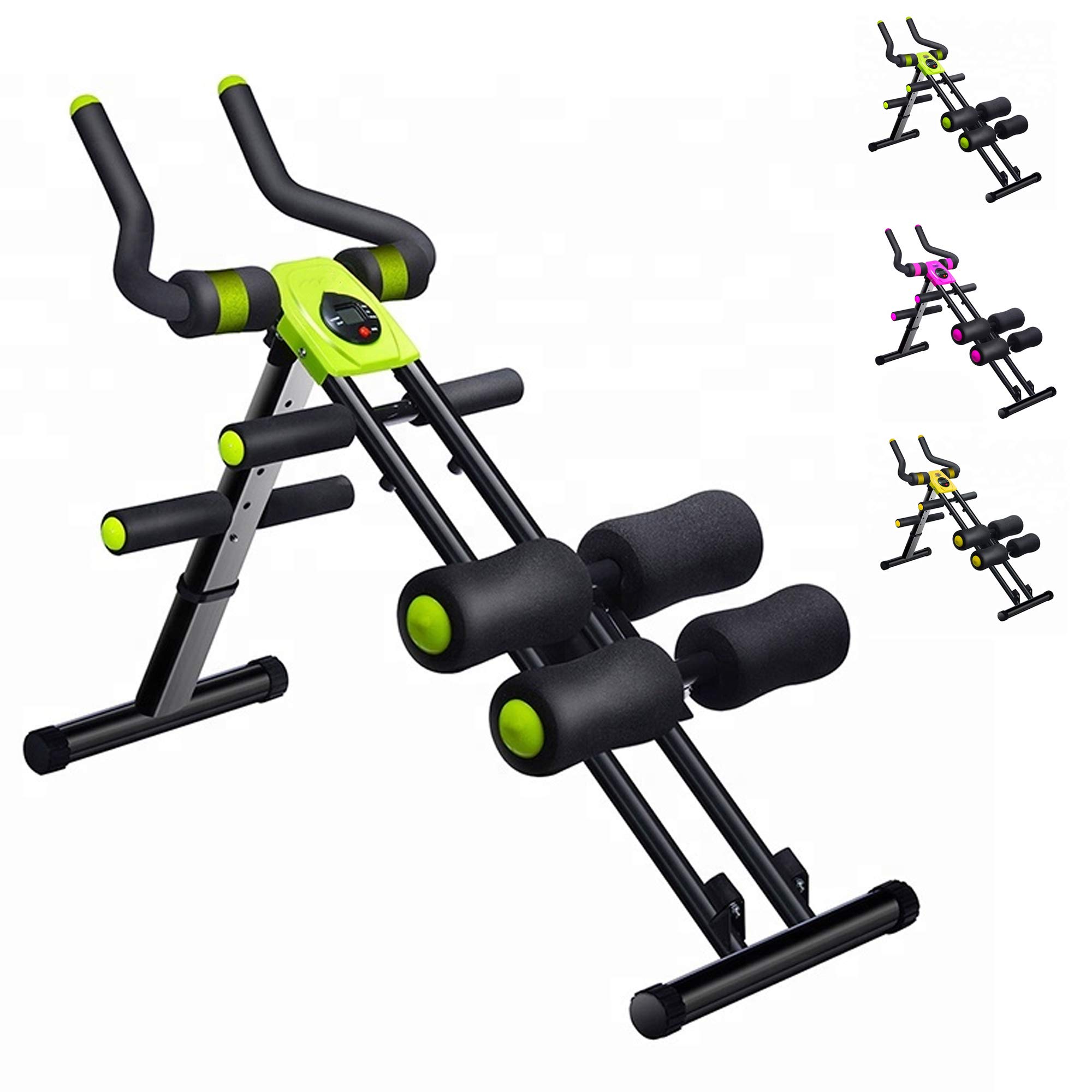 XN8 Power Plank Adjustable Abdominal Trainer 11 in 1 Sit Up Bench, Core Abdominal Exercise Machine Foldable Fitness with 5 Difficulty Levels, Max Load 100KG