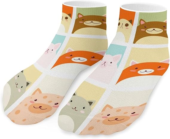 Amazon Posgrms 靴下 メンズ くるぶし ソックス ショートソックス アンクルソックス スニーカーソックス スポーツ用 抗菌 防臭 通気性 ビジネス カジュアル 可愛いネコたちの顔 男女兼用 スポーツソックス 通販 Amazon Posgrms 靴下 メンズ くるぶし ソックス ショートソックス アンクルソックス スニーカーソックス スポーツ用 抗菌 防臭 通気性 ビジネス カジュアル 可愛いネコたちの顔 男女兼用 スポーツソックス 通販