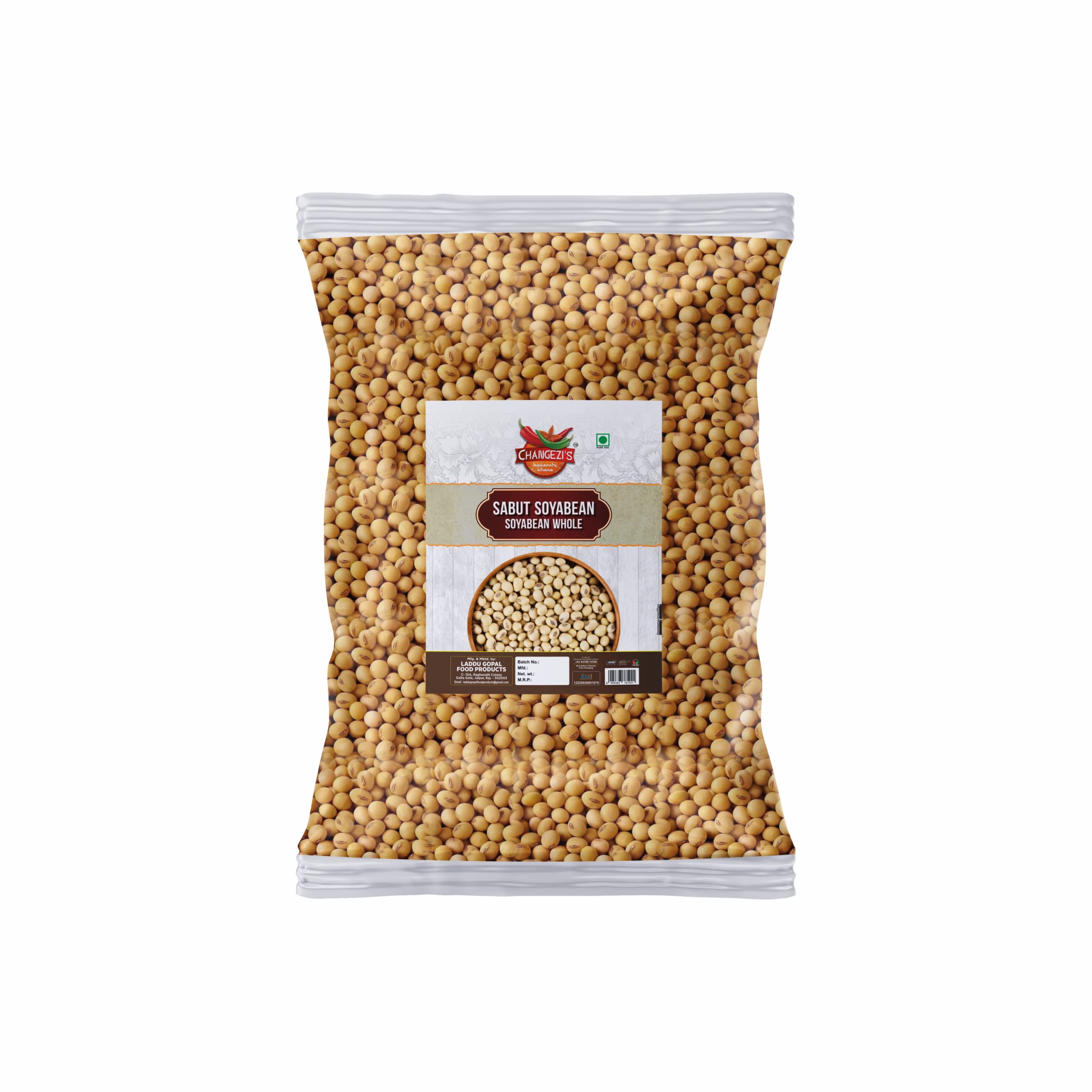 Sabut Soyabean/Soja Bean/Whole Soya Bean Dana/Miracle Bean/Glycin Max/Soya/Soy Seed-480g(480g*1Pkt)