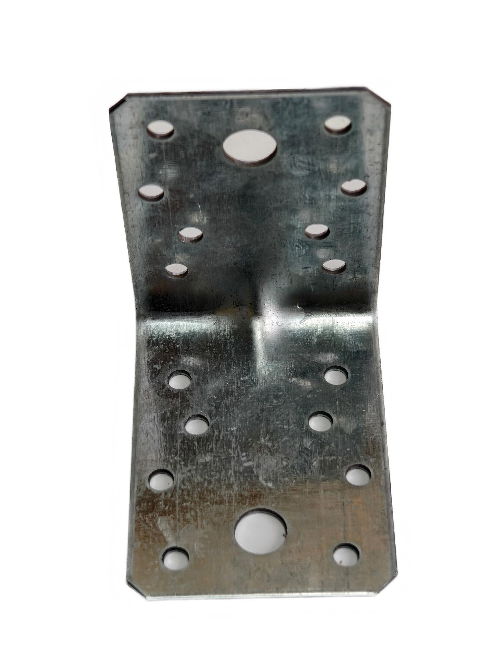 L Brackets for Wood, 10pack 105x105x90mm Heavy Duty Metal Right Angle Corner Brackets for Wood with Screws, 2mm Thick Galvanised Steel 90 Degree L Shaped Bracket as Joining Fixing Repair Connector