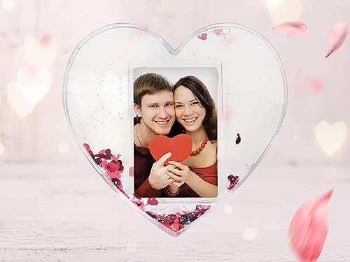 Miniatura 6 de Corazón Photo Globo de nieve