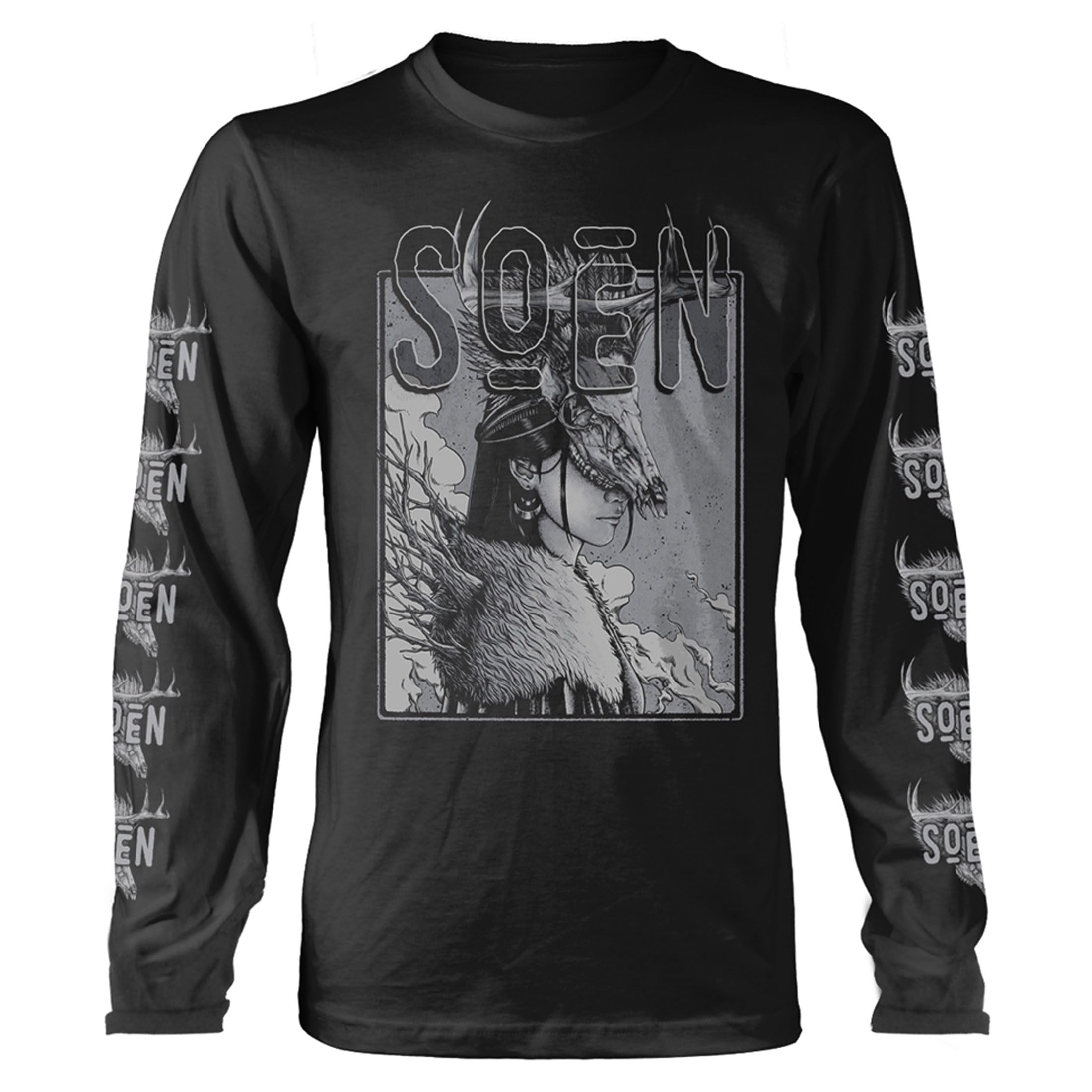 Soen Unisex Adult Enchantress Long-Sleeved T-Shirt (XXL) (Black)